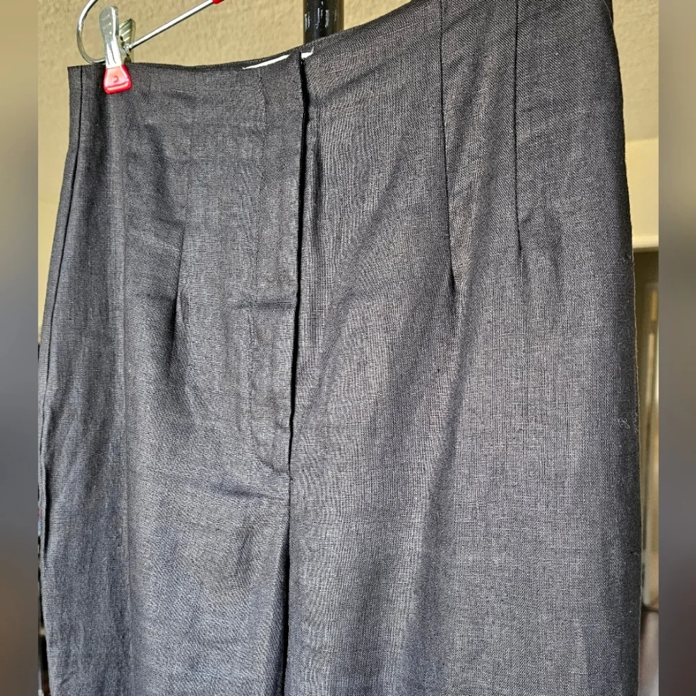Reformation Pleated Linen Trousers